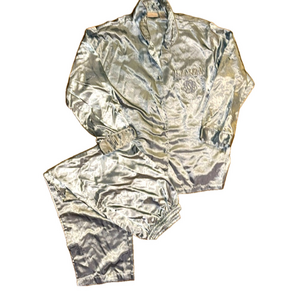 Intimate Essentials Button Down Long Sleeve Pajama Set XL